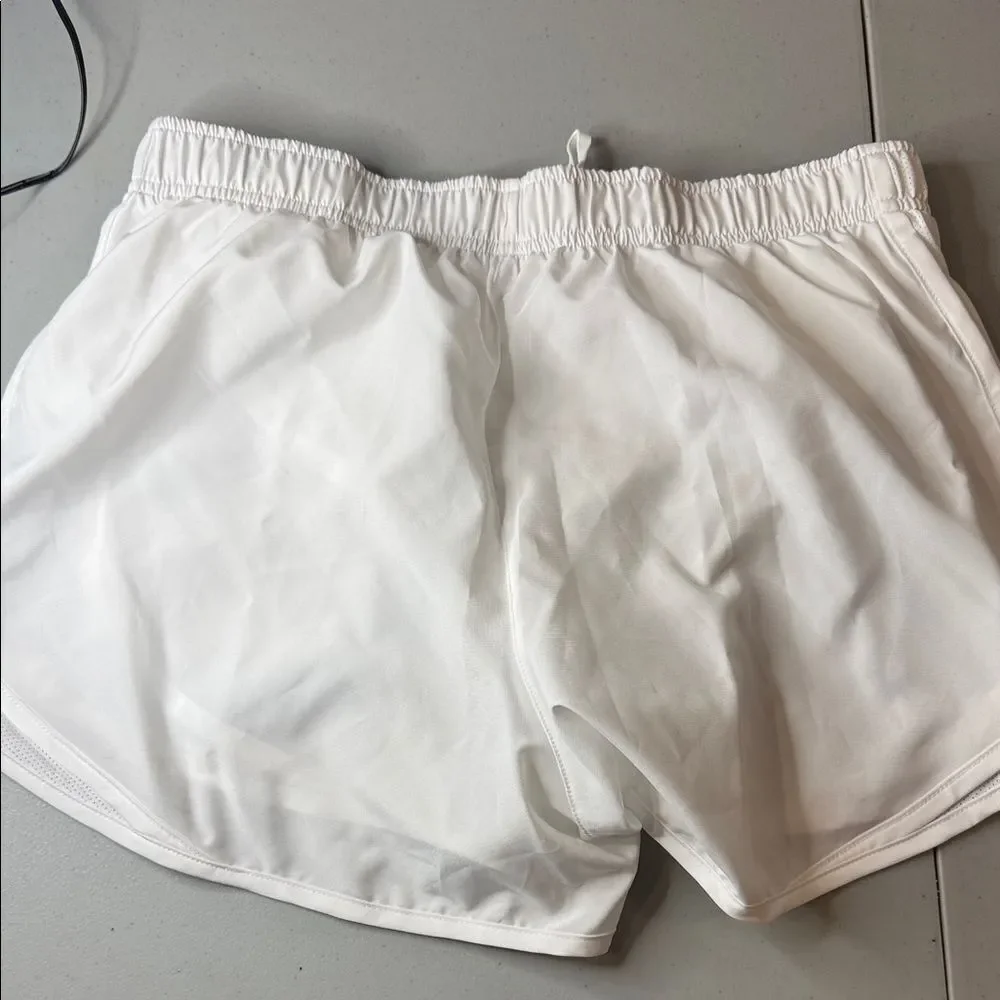 Nike Women's White Athletic Temp Shorts